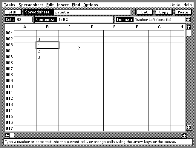 Spreadsheet